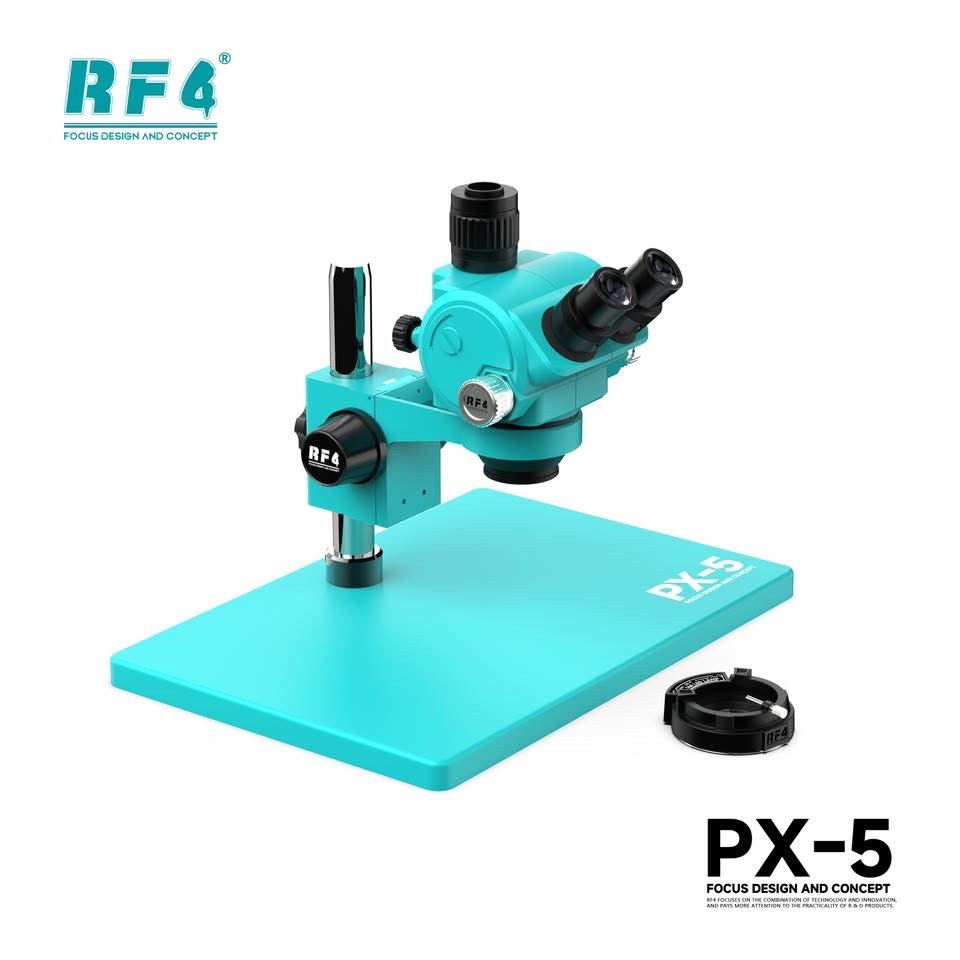 مجهر ستيريو ثلاثي العدسات RF4  - مراجعة Electronics Repair Simulator وسعره