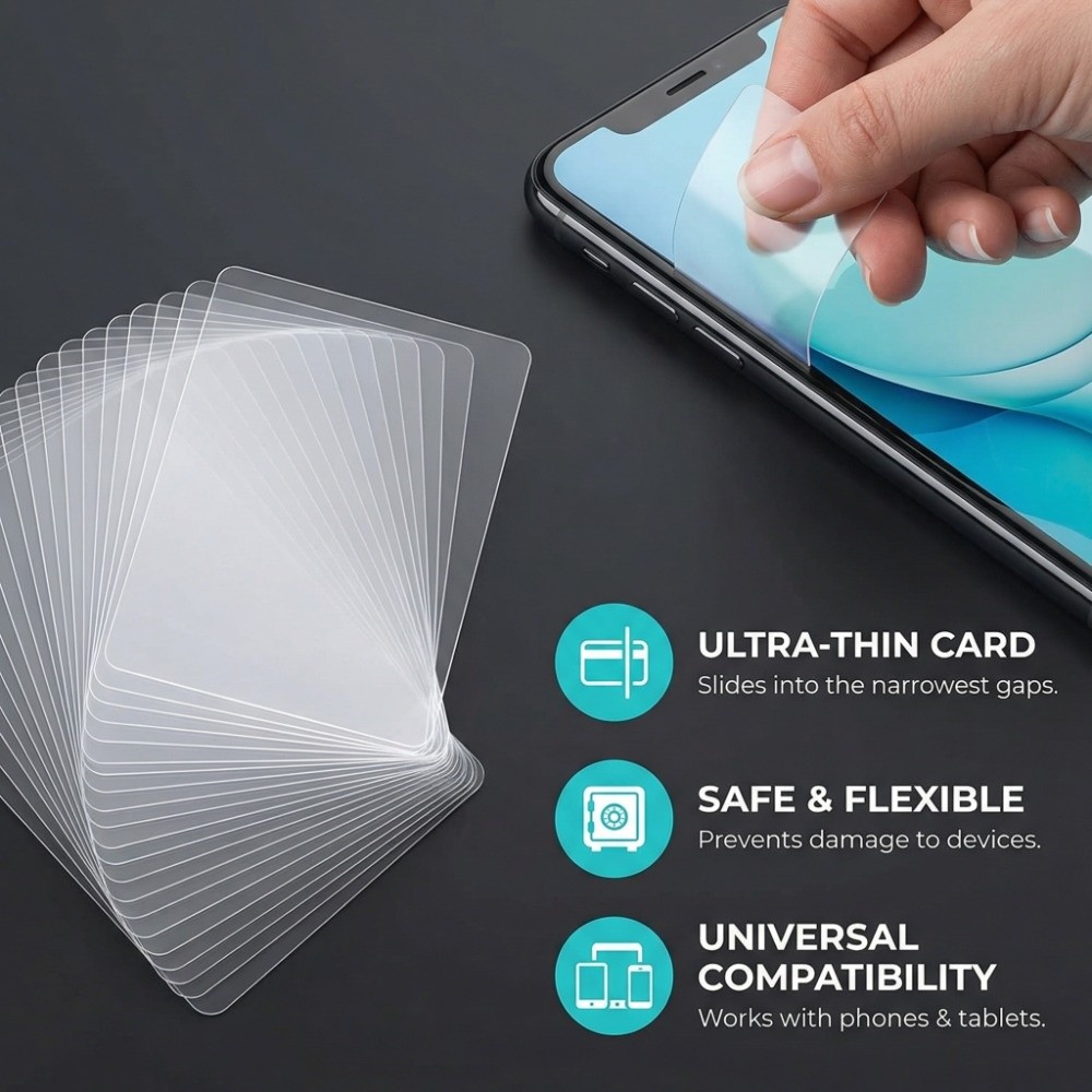 50 قطعة من بطاقات فتح شاشات ال - مراجعة Phone Opening Tool وسعره