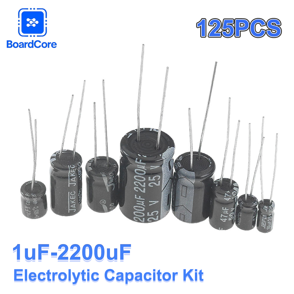 مجموعة مكثفات كهربائية 125 قطع - مراجعة Electronics Repair Hobby وسعره